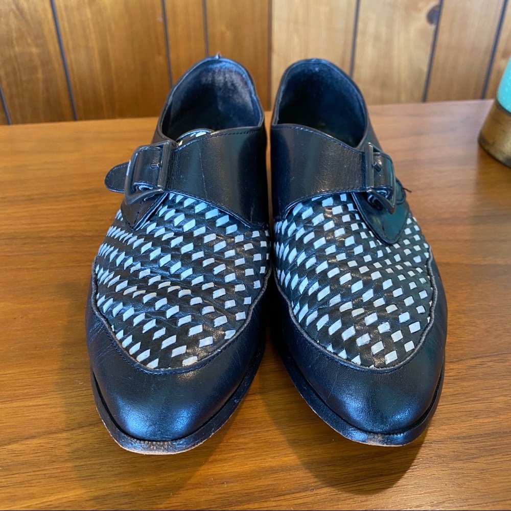 Vintage 1980s Pigalle Leather Buckle Loafer